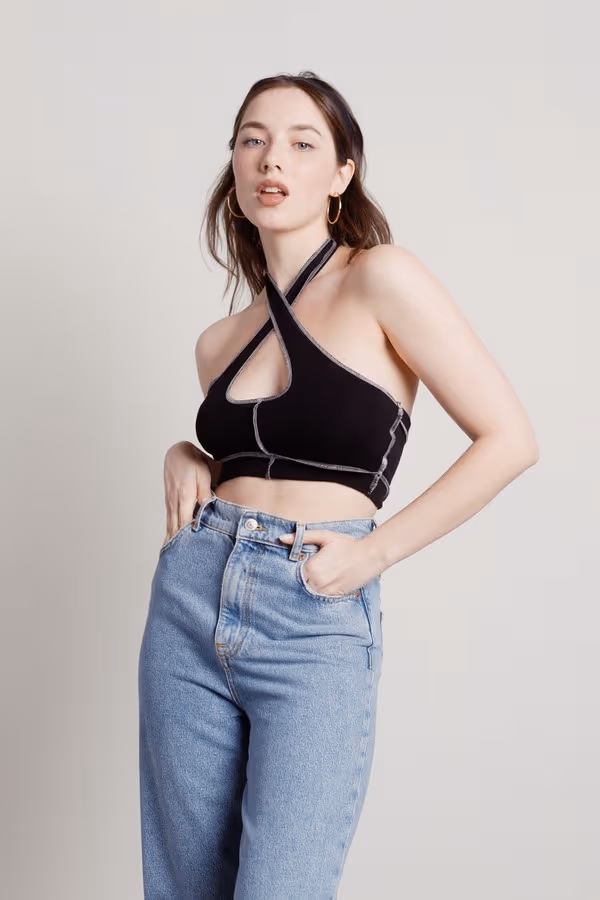 Peak Crop Top - Off White